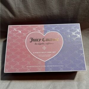 Juicy Couture Pink and Purple 6 Piece Self Care Set NIB